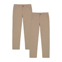 IZOD Little & Big Boys 2-pc. Straight Flat Front Pant