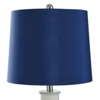 Stylecraft 13 W Cream & Blue Table Lamp