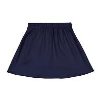 IZOD Little & Big Girls Elastic Waist Belted Scooter Skirt