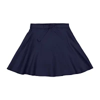 IZOD Little & Big Girls Elastic Waist Belted Scooter Skirt