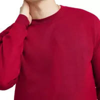 Hanes Mens Crew Neck Long Sleeve Sweatshirt