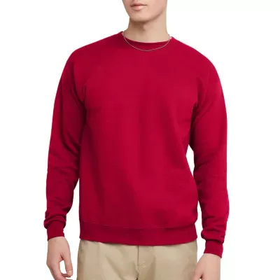 Hanes Mens Crew Neck Long Sleeve Sweatshirt
