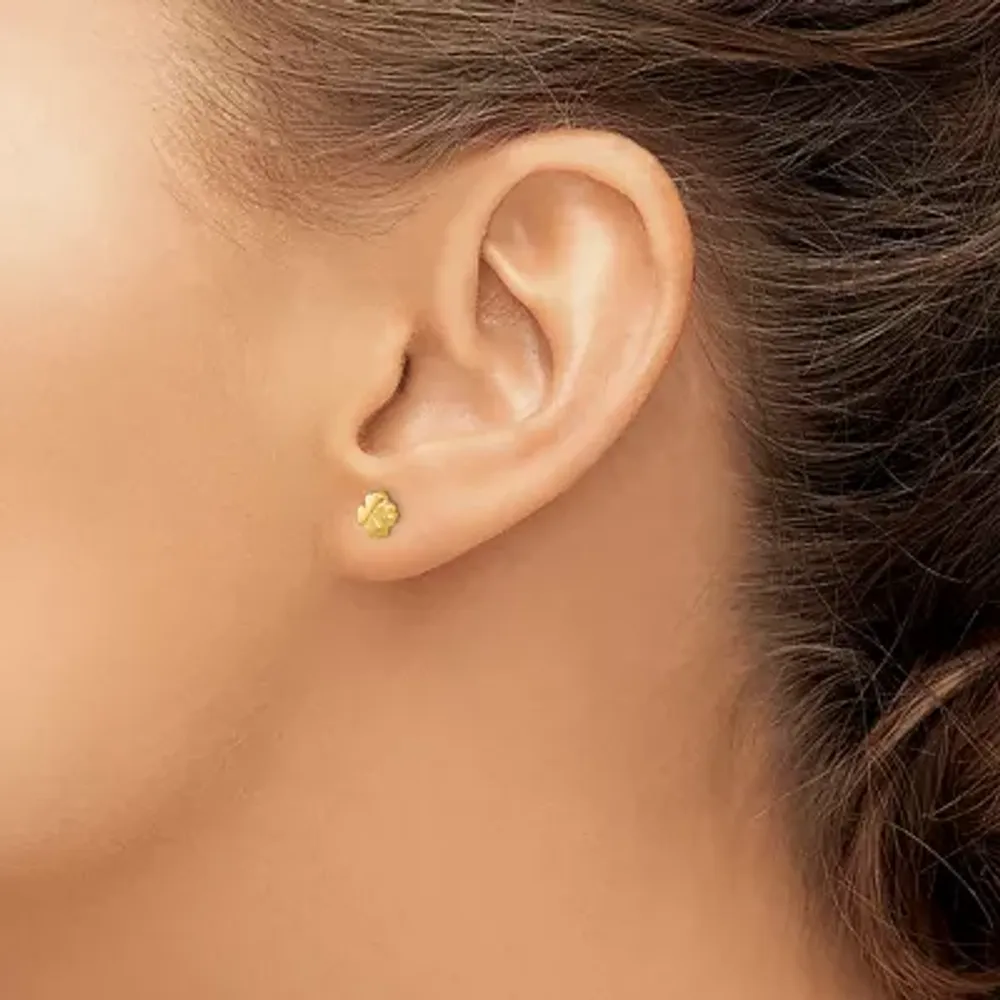 14K Gold 6mm Stud Earrings