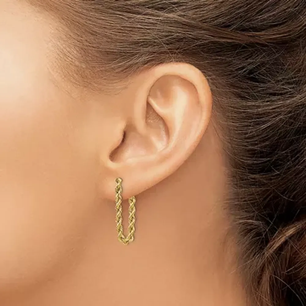 14K Gold Drop Earrings