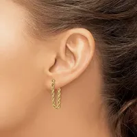 14K Gold Drop Earrings