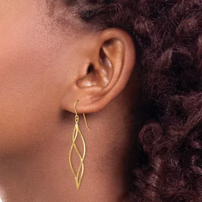 14K Gold Drop Earrings