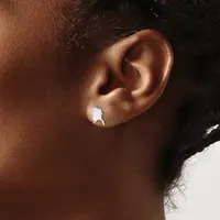 Personalized Sterling Silver Alaska Stud Earrings