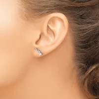 Personalized Sterling Silver Hawaii Stud Earrings