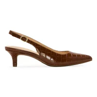 Liz Claiborne Womens Keith Kitten Heel Pumps