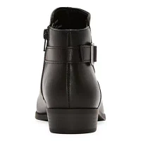 St. John's Bay Womens Ryder Stacked Heel Booties