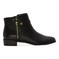 Liz Claiborne Womens Roth Flat Heel Booties