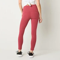 Xersion EverPerform Womens Cotton High Rise 7/8 Ankle Leggings Tall