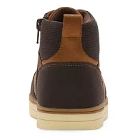 Thereabouts Little & Big  Boys Asher Flat Heel Lace Up Boots