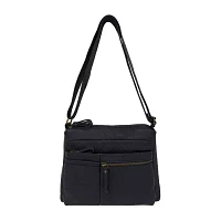 Bueno of California North South Zip Washed Crossbody Bag