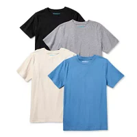 Thereabouts Little & Big Boys 4-pc. Crew Neck Short Sleeve T-Shirt