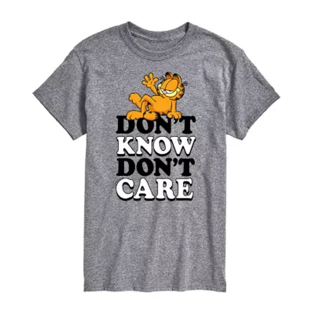 Mens Short Sleeve Garfield Graphic T-Shirt