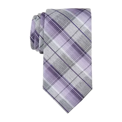 Stafford Extra Long Plaid Tie