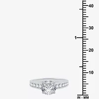 (F / SI2) Signature By Modern Bride Womens 2 1/2 CT. T.W. Lab Grown White Diamond Round Channel Bridal Set 10K Gold