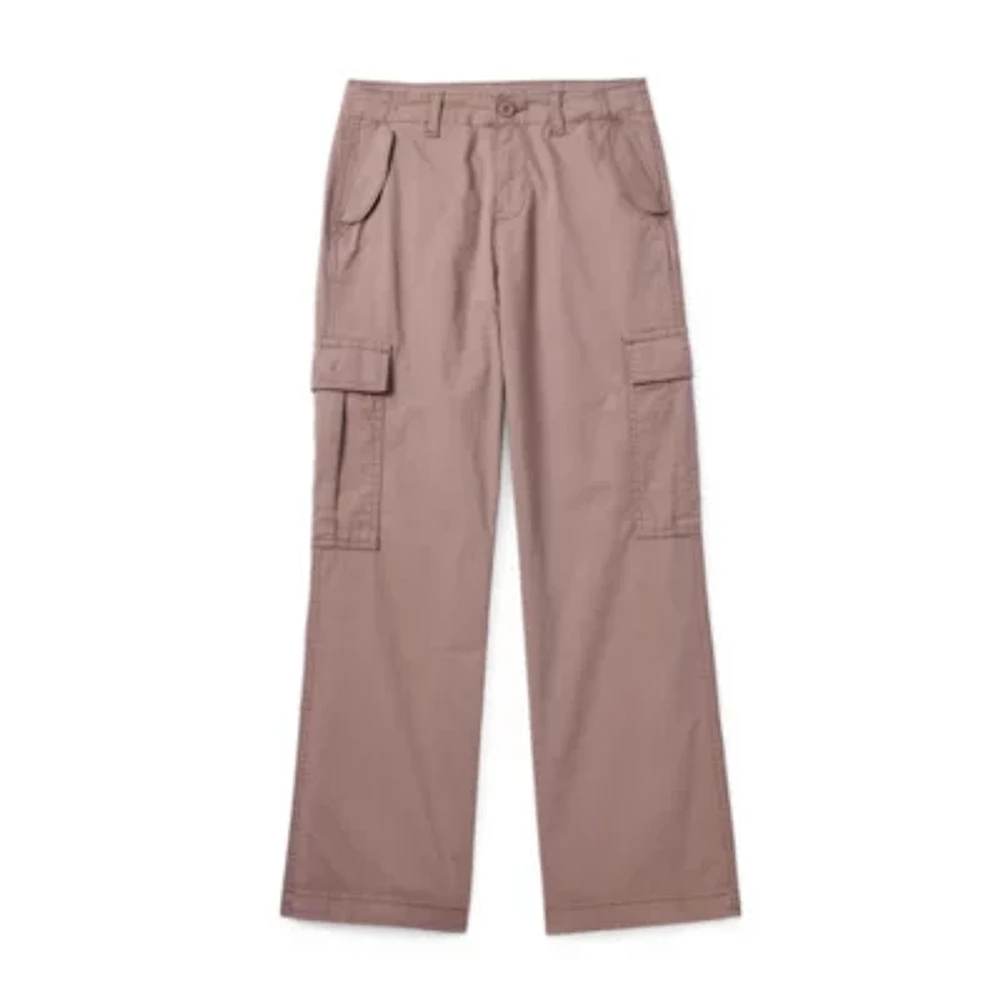 Thereabouts Little & Big Girls Wide Leg Cargo Pant