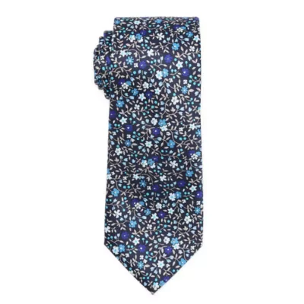 Stafford Extra Long Floral Tie