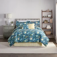 Waverly Fiona Floral 6-pc. Midweight Comforter Set