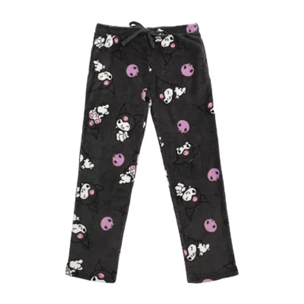 Kuromi Womens Plush Pajama Pants