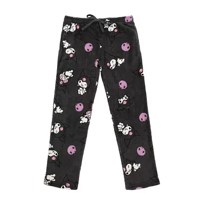 Kuromi Womens Plush Pajama Pants