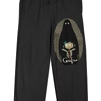 Coraline Shadow Womens Plush Pajama Pants