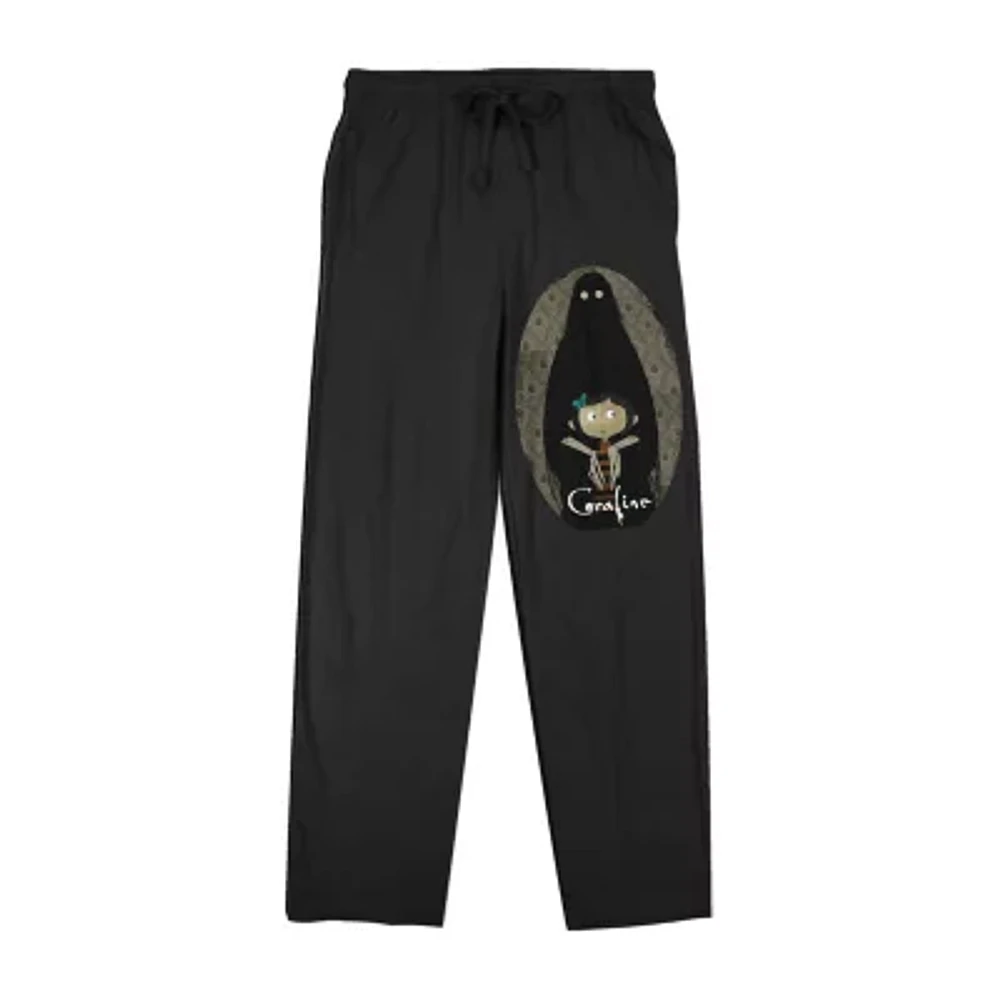 Coraline Shadow Womens Plush Pajama Pants