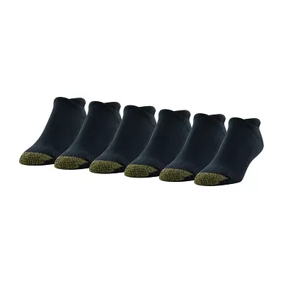 Gold Toe Heel Tab 6 Pair No Show Socks Mens
