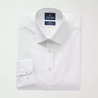 Stafford Advanced Performance Sweat Repel Mens Regular Fit Stretch Fabric Wrinkle Free Long Sleeve Dress Shirt