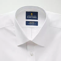 Stafford Advanced Performance Sweat Repel Mens Regular Fit Stretch Fabric Wrinkle Free Long Sleeve Dress Shirt
