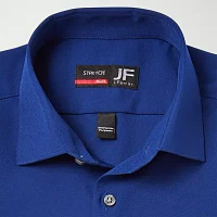 J. Ferrar 360 Stretch Performance Mens Slim Fit Fabric Long Sleeve Dress Shirt