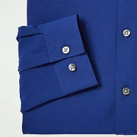 J. Ferrar 360 Stretch Performance Mens Slim Fit Fabric Long Sleeve Dress Shirt