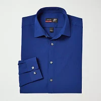 J. Ferrar 360 Stretch Performance Mens Slim Fit Fabric Long Sleeve Dress Shirt