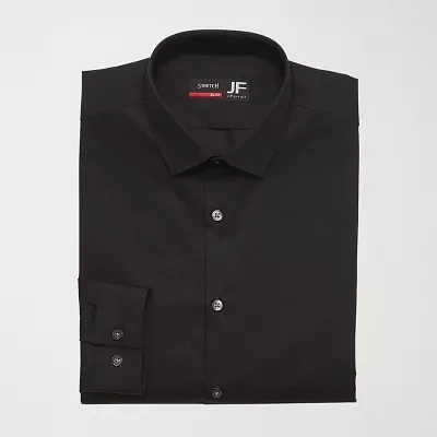 J. Ferrar Slim Ultra Comfort Mens Fit Easy Care Stretch Fabric Long Sleeve Dress Shirt