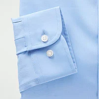 Stafford Smart Tech Mens Regular Fit Stretch Fabric Wrinkle Free Long Sleeve Dress Shirt