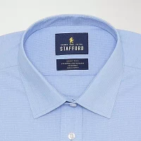 Stafford Smart Tech Mens Regular Fit Stretch Fabric Wrinkle Free Long Sleeve Dress Shirt