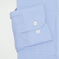 Stafford Smart Tech Mens Regular Fit Stretch Fabric Wrinkle Free Long Sleeve Dress Shirt