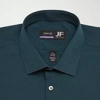 J. Ferrar 360 Stretch Performance Mens Slim Fit Fabric Long Sleeve Dress Shirt