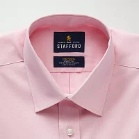 Stafford Advanced Performance Sweat Repel Mens Regular Fit Stretch Fabric Wrinkle Free Long Sleeve Dress Shirt