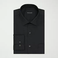 Van Heusen Everyday Defense Stain Shield Mens Regular Fit Stretch Fabric Wrinkle Free Long Sleeve Dress Shirt