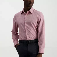 Haggar Smart Wash Mens Classic Fit Long Sleeve Dress Shirt