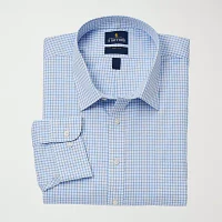 Stafford Big and Tall Smart Tech Mens Regular Fit Stretch Fabric Wrinkle Free Long Sleeve Dress Shirt