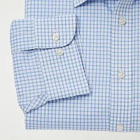 Stafford Big and Tall Smart Tech Mens Regular Fit Stretch Fabric Wrinkle Free Long Sleeve Dress Shirt