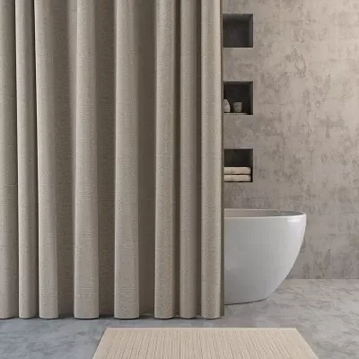 Indigo Road By Egypt Sherrod Sola Tweed Beige Shower Curtains