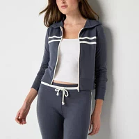 Arizona Midweight Womens Juniors Active Track Jacket