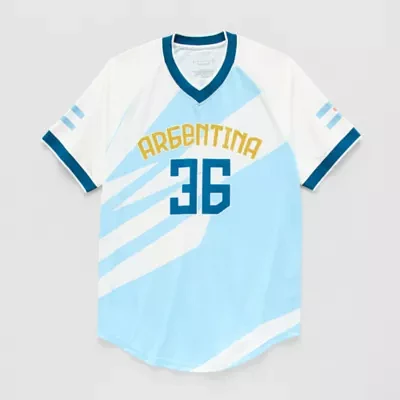 Mens Short Sleeve Argentina Jersey