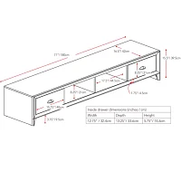 Lakewood 71" Wood TV Bench