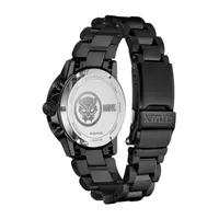 Citizen Marvel Black Panther Mens Chronograph Black Stainless Steel Bracelet Watch Ca0297-52w